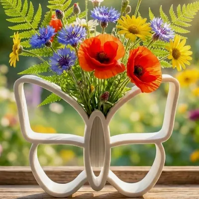 Pot papillon avec tube 